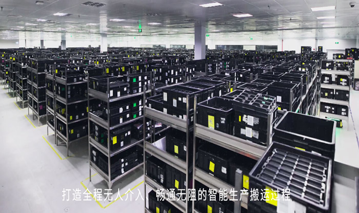 3C行業PCBA半成品倉智能搬運AGV項目